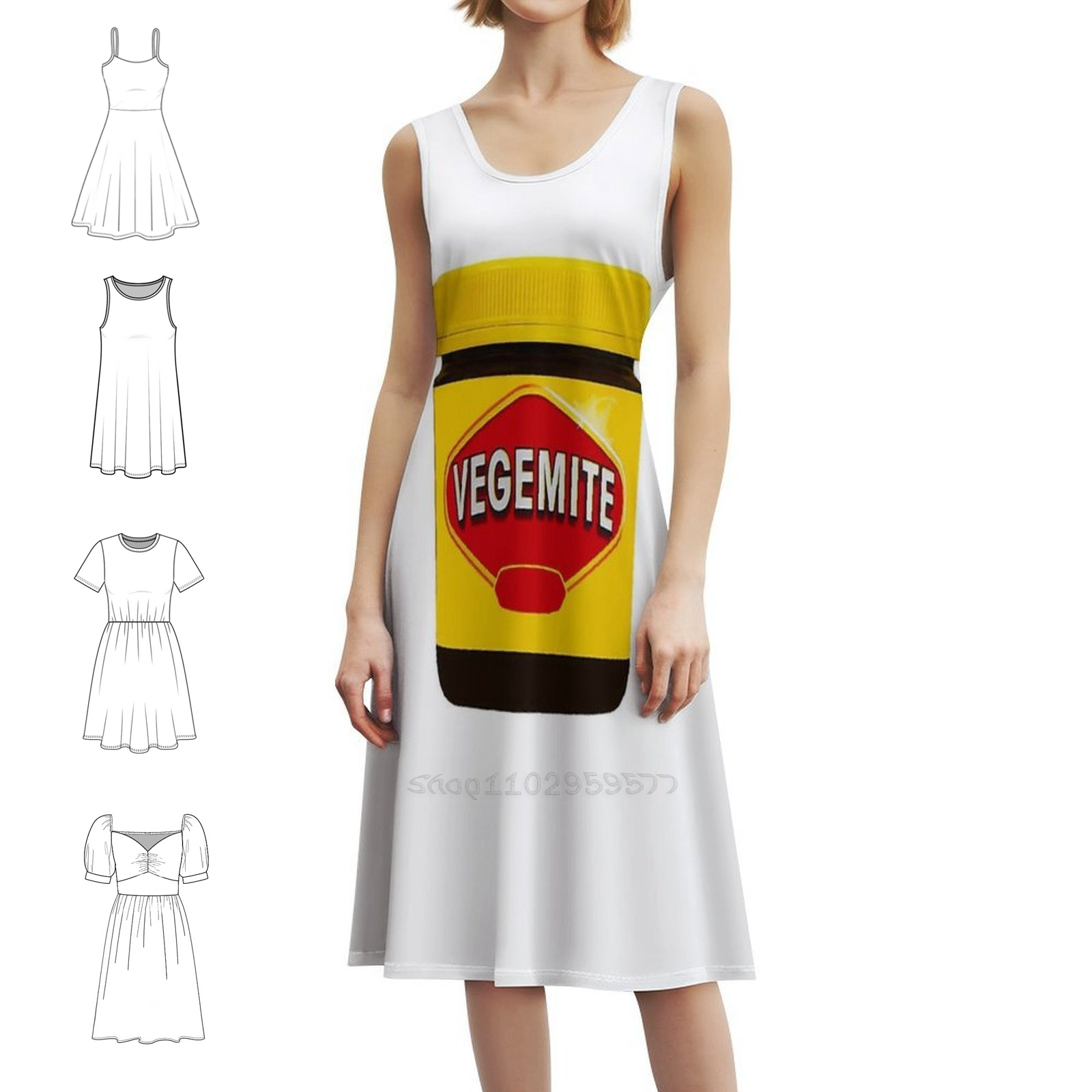 Summer Clothing Australia - Vegemite Boho Chic Dress Elegant Fashion
