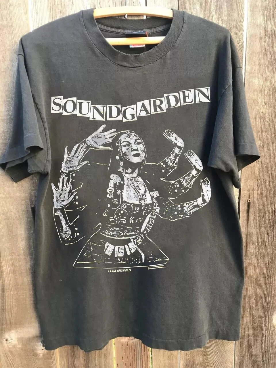 Summer Clothing Australia - Soundgarden Tour 1994 Australia Band Charcoal