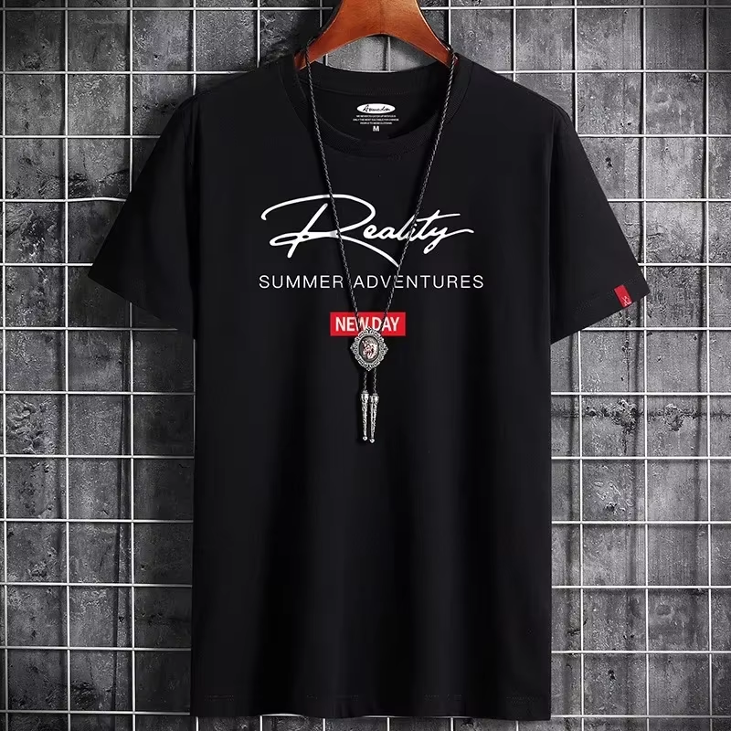 Summer Clothing Mens - 1pcs Men's t-shirts 2026 Summer 100%