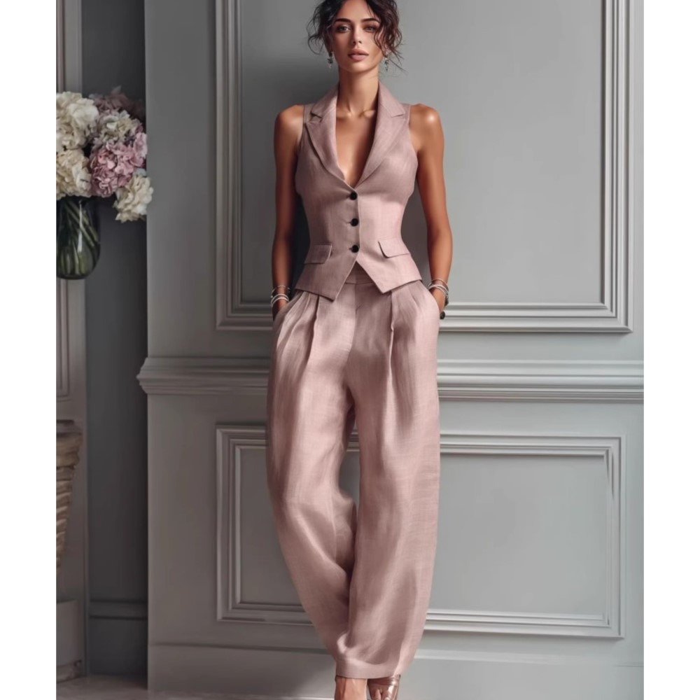 Zara Summer Clothing For Women - 2026 Summer New Fashion Single-breasted Sleeveless