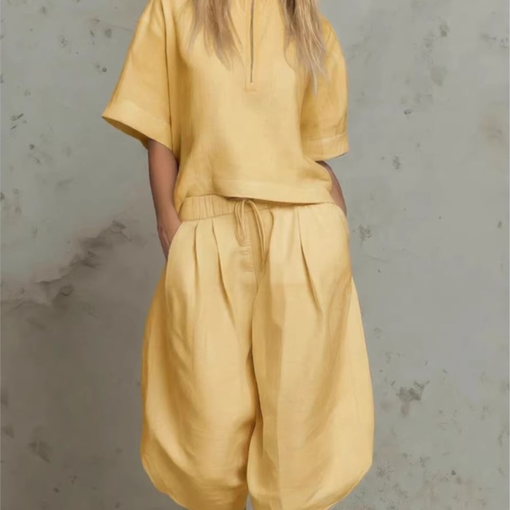 Fashion Half-sleeved Zipper St - Zara Summer Clothing For Women ulasan dan harga