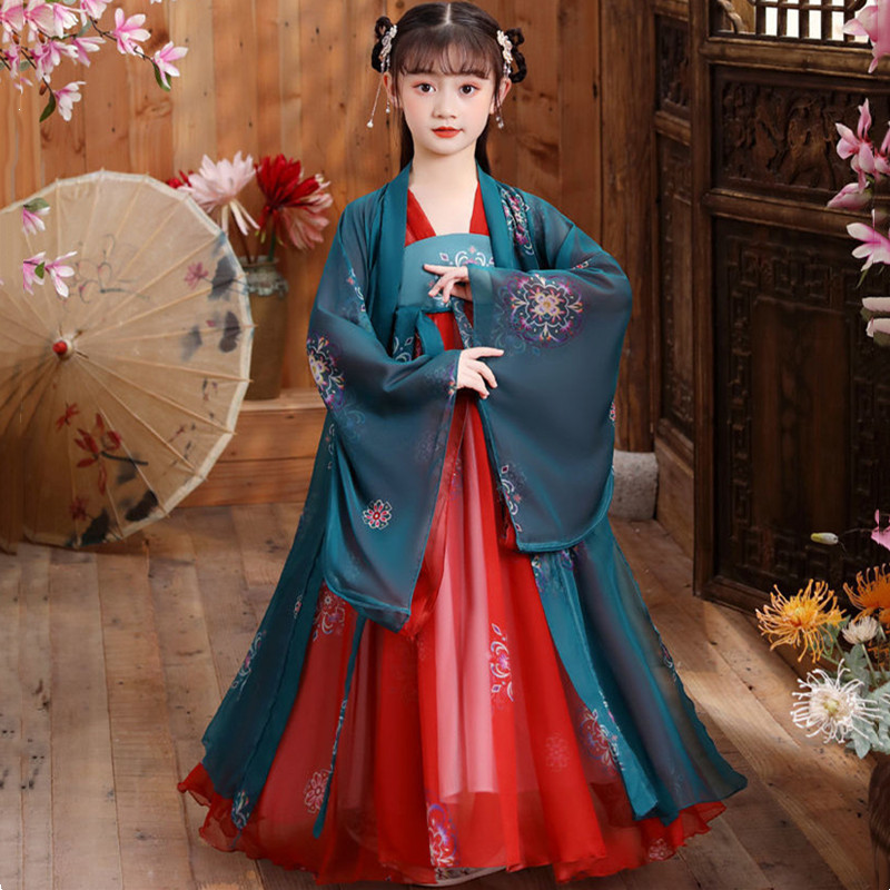 Summer Hanfu Dress Girl Fairy  - Summer Clothing Baby Girl ulasan dan harga