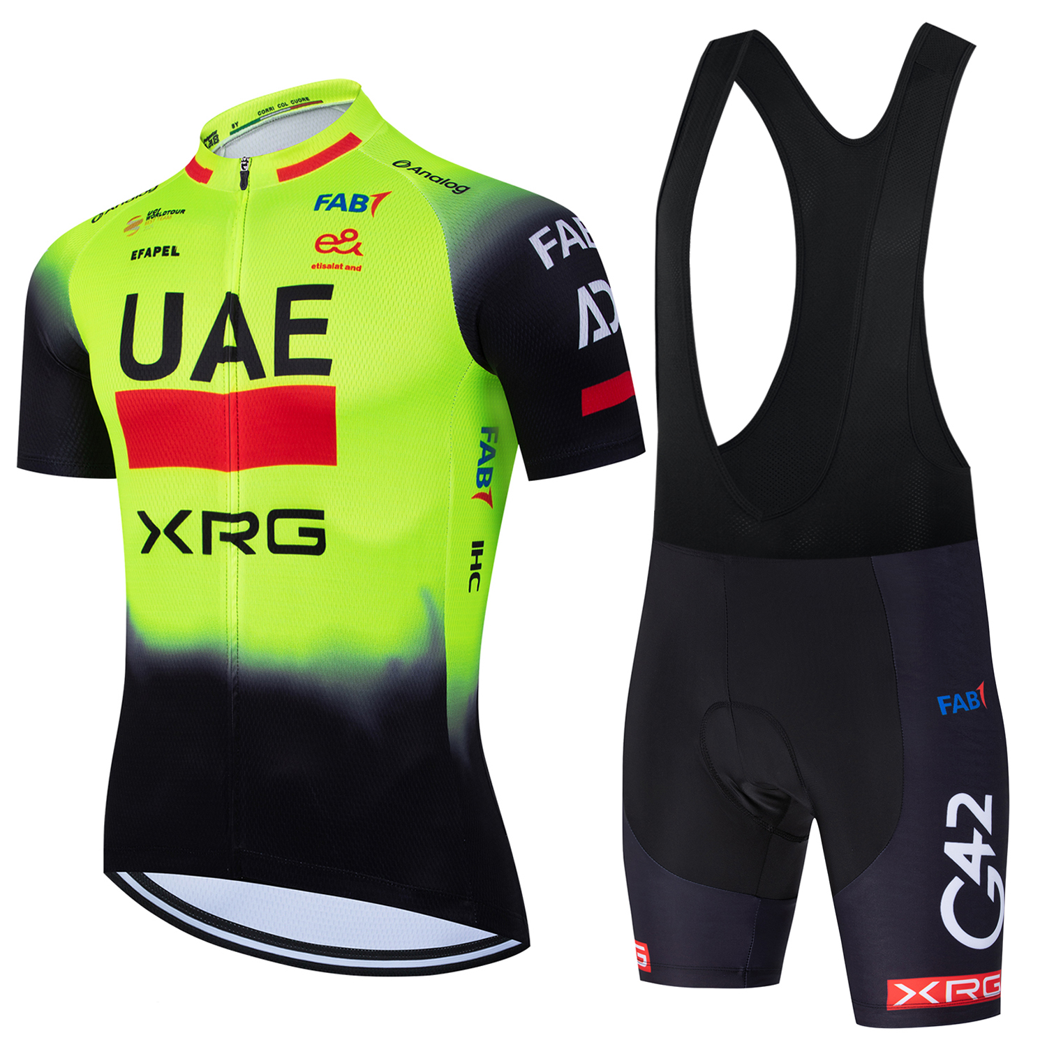Fluorescent Yellow UAE Cycling - Yellow Summer Clothing ulasan dan harga