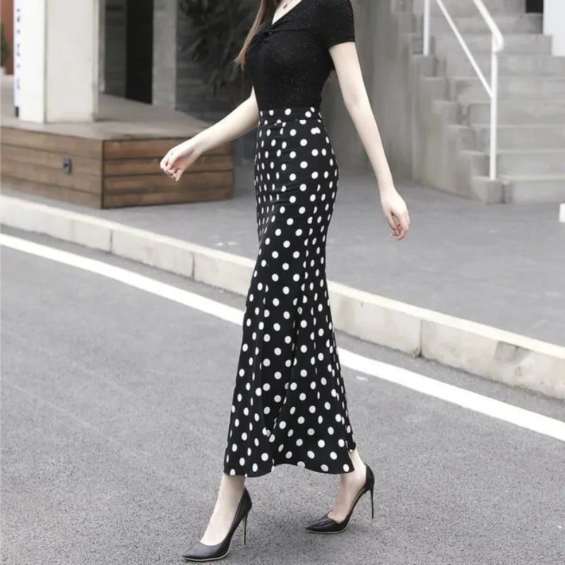 Female Skirts Maxi Black High  - Summer Clothing Cheap ulasan dan harga