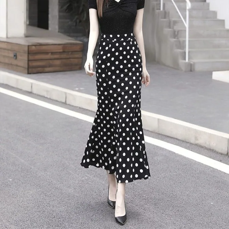 Female Skirts Maxi Black High  - Summer Clothing Cheap ulasan dan harga