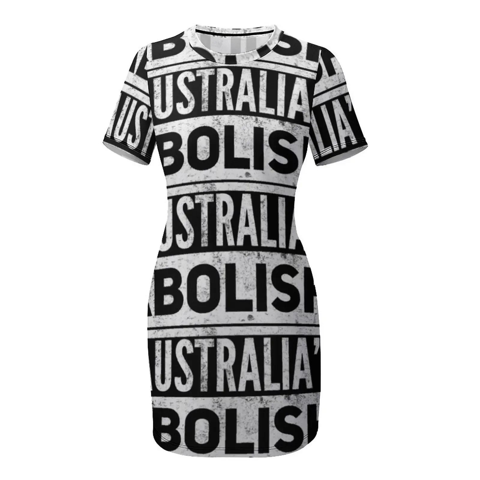 Abolish “Australia” Short-Slee - Summer Clothing Australia ulasan dan harga