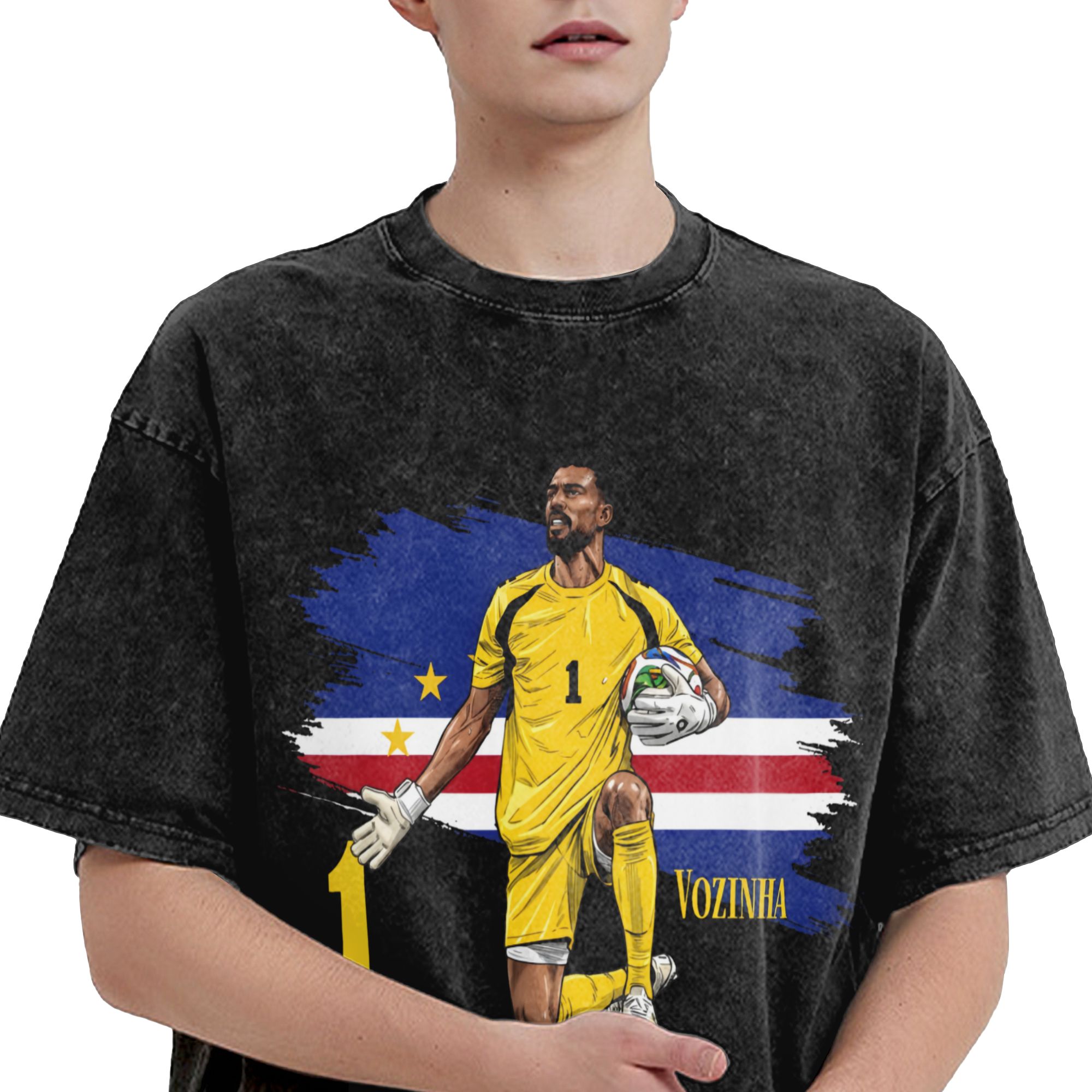 Men's Cabo Verde  T-Shirts Voz - Summer Clothing Cheap ulasan dan harga