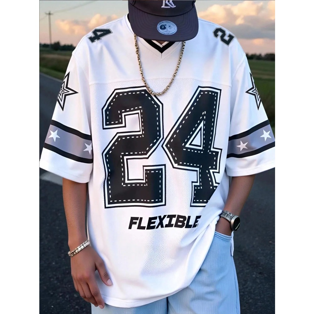 2026 Summer New Men's V-Neck T - Summer Clothing Trends ulasan dan harga