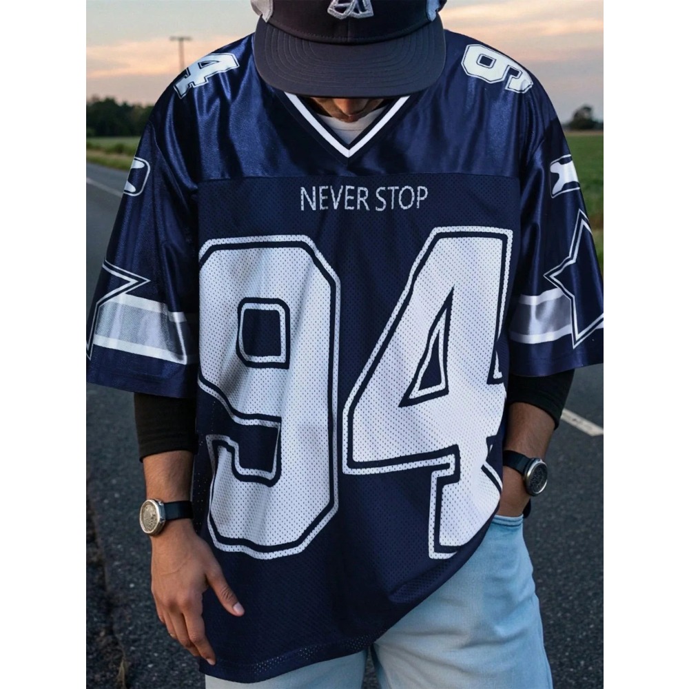 2026 Summer New Men's V-Neck T - Summer Clothing Trends ulasan dan harga