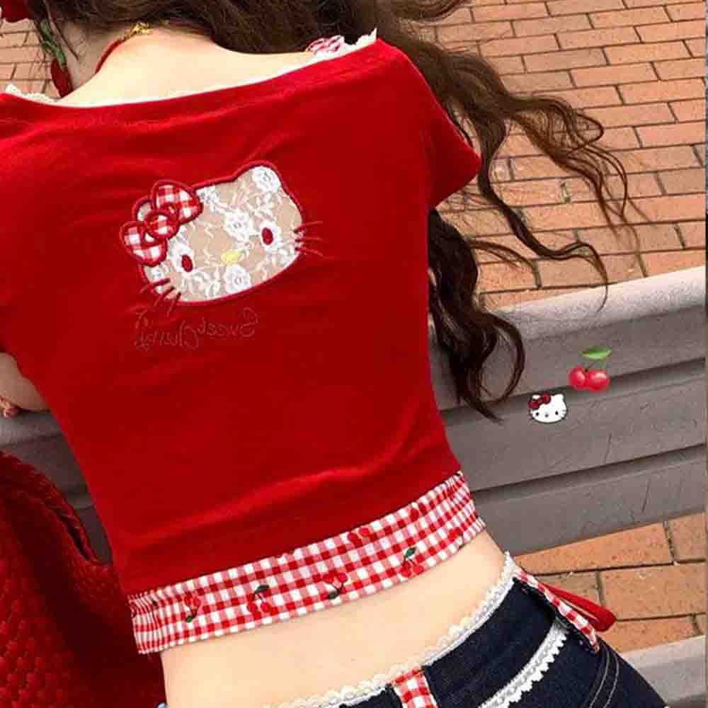 Hello Kitties Summer Women's S - Summer Clothing Girls ulasan dan harga