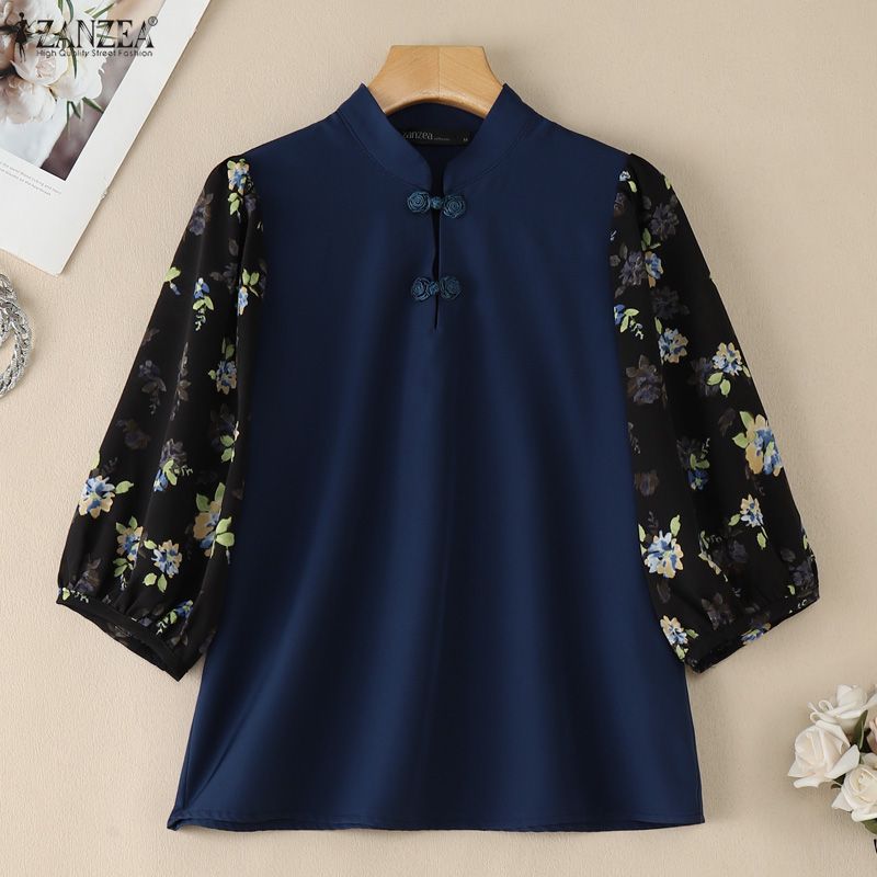ZANZEA Elegant Woman Blouses F - Summer De Clothing ulasan dan harga