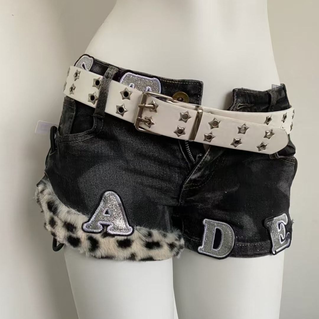 Y2k Embroidered Patch Denim Sh - Summer Clothing Girls ulasan dan harga