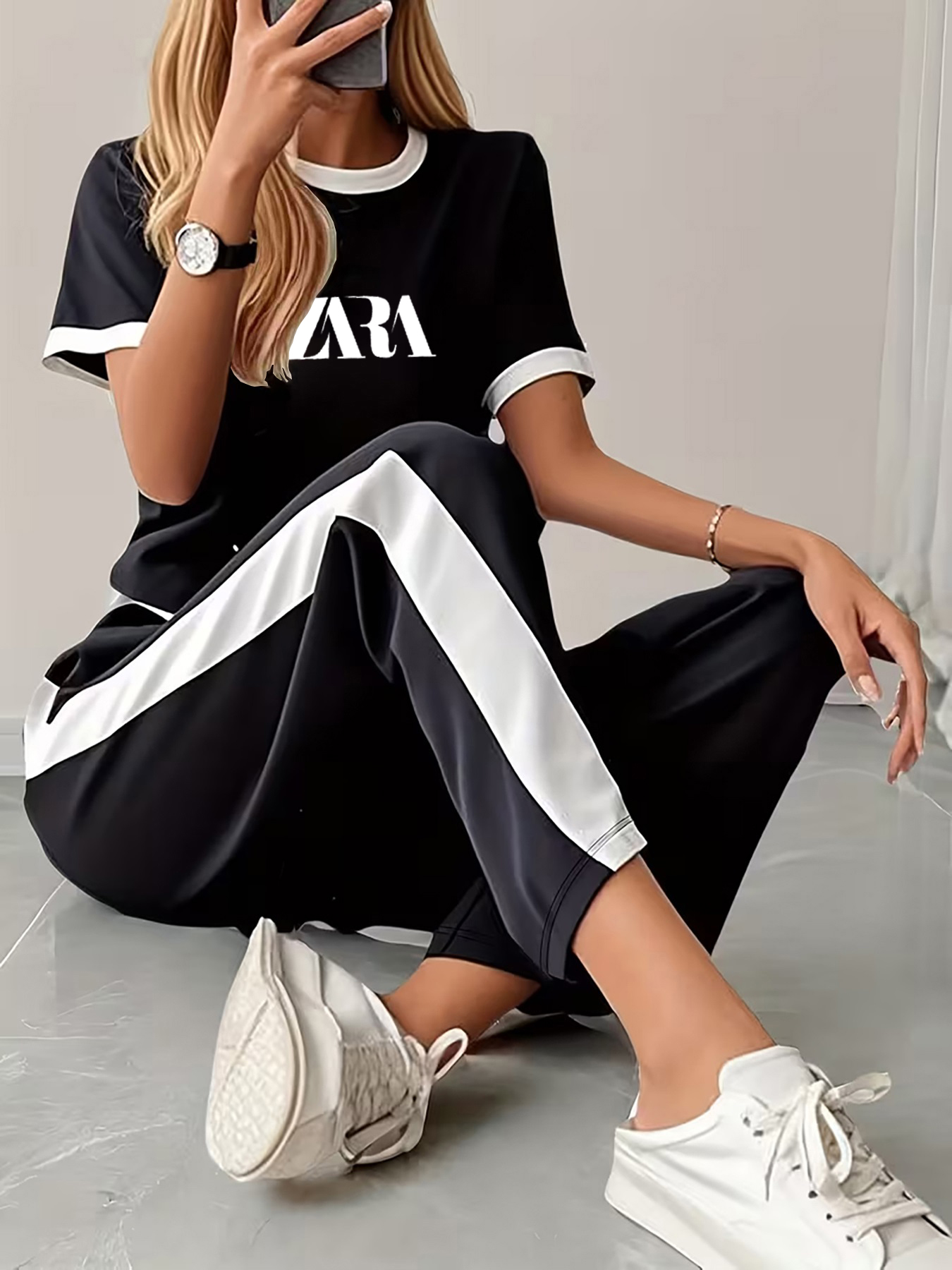 Spring and Summer White Zara L - Zara Summer Clothing For Women ulasan dan harga