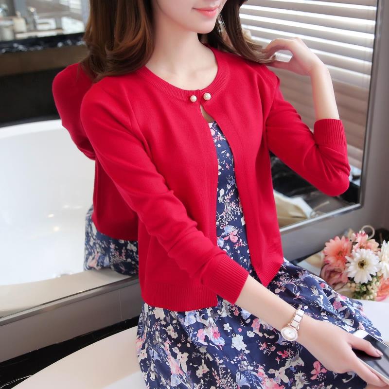 Spring sweater cardigan dress  - Yellow Summer Clothing ulasan dan harga