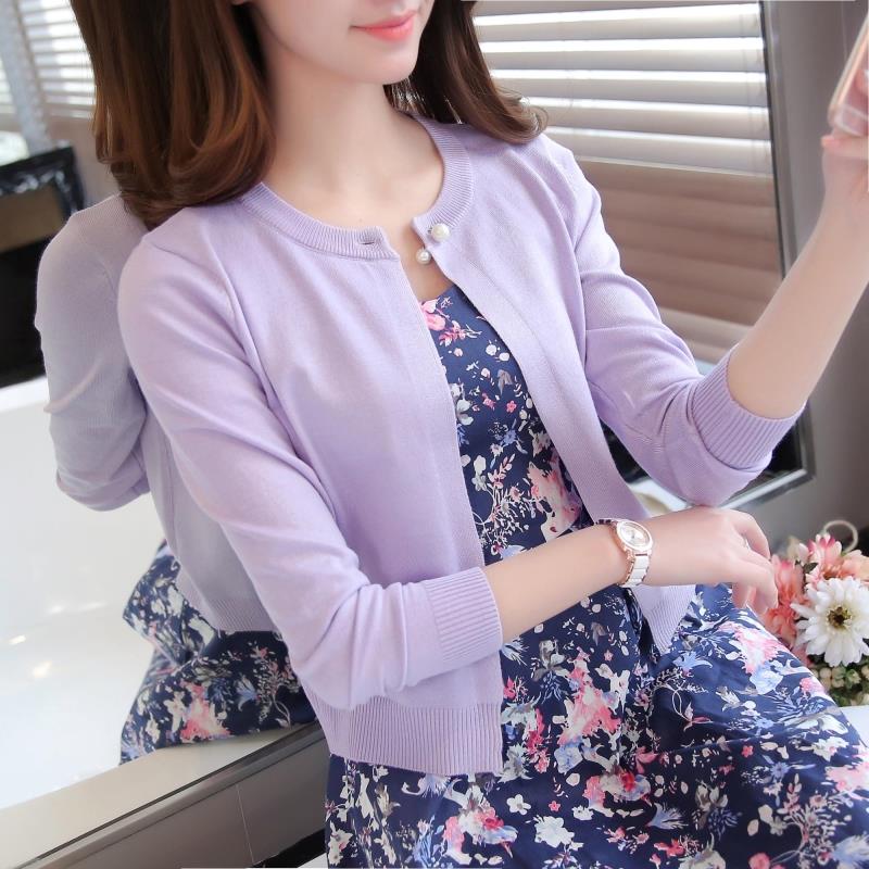Spring sweater cardigan dress  - Yellow Summer Clothing ulasan dan harga