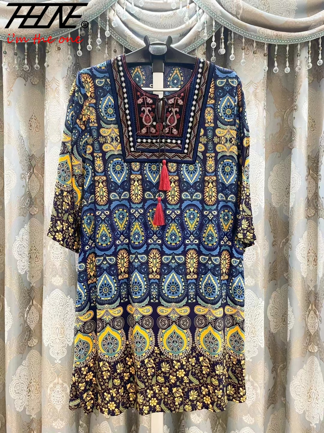Women Indian Dress Ready Stock - Indian Summer Vintage Clothing ulasan dan harga