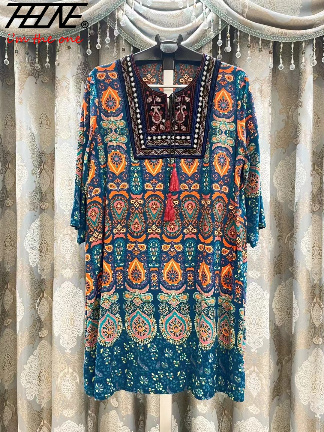 Women Indian Dress Ready Stock - Indian Summer Vintage Clothing ulasan dan harga