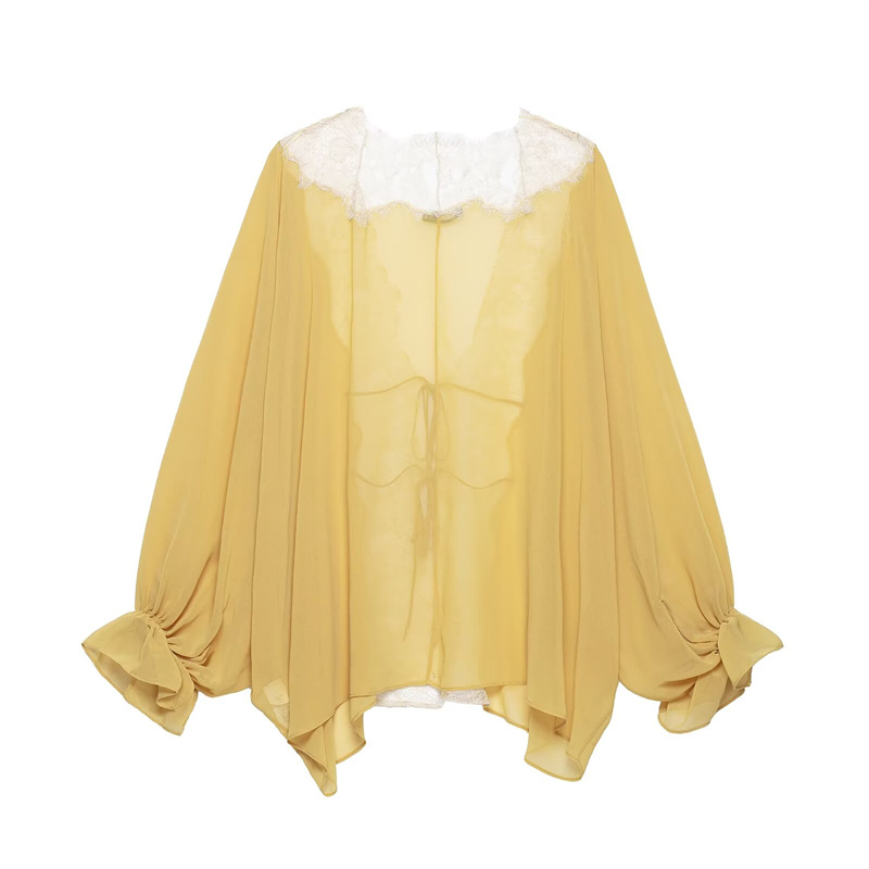 Women's Shirt 2026 Summer New  - Yellow Summer Clothing ulasan dan harga