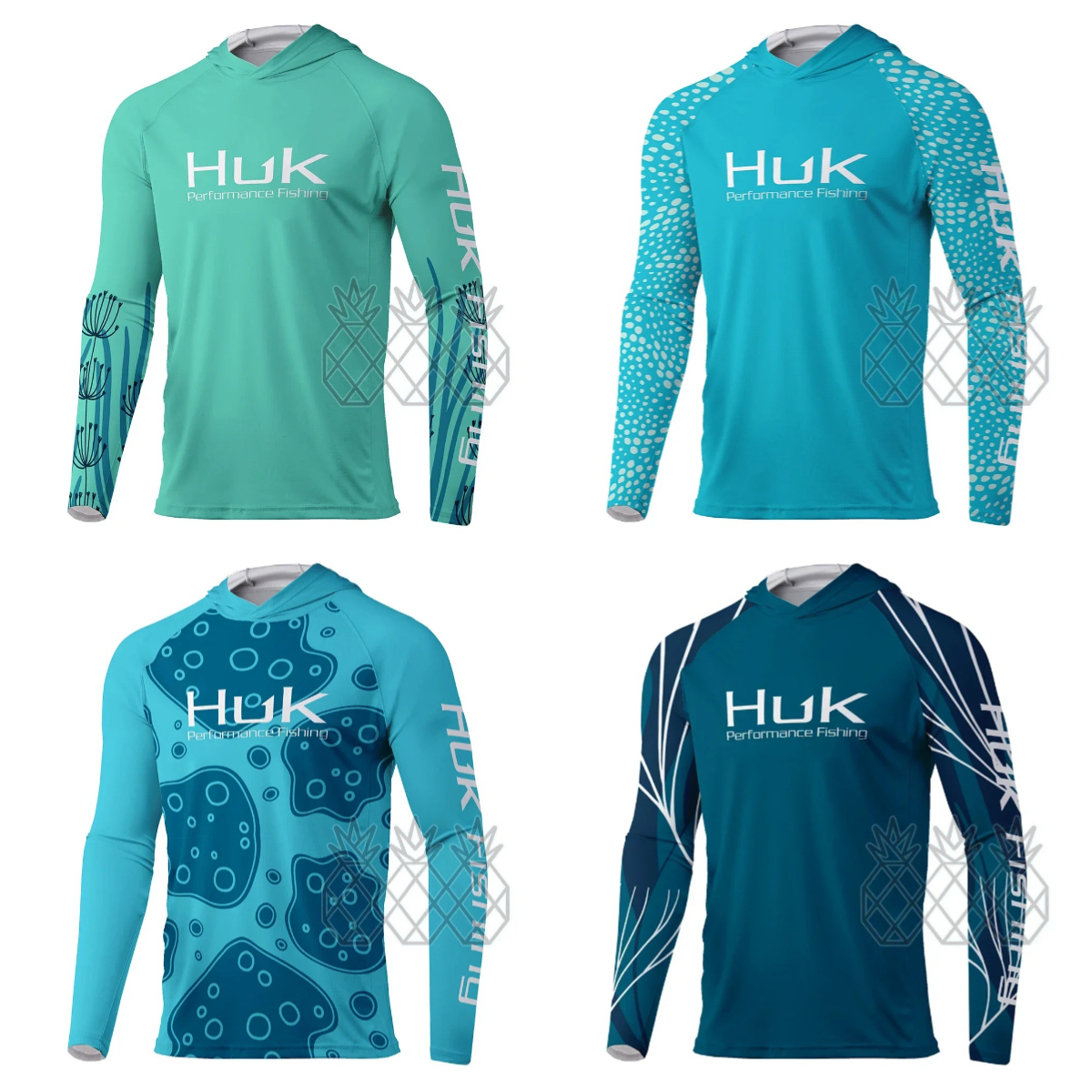 HUK Fishing Clothing Men Perfo - Summer De Clothing ulasan dan harga