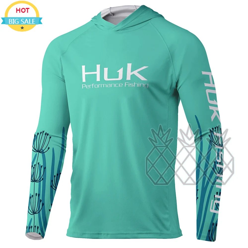 HUK Fishing Clothing Men Perfo - Summer De Clothing ulasan dan harga