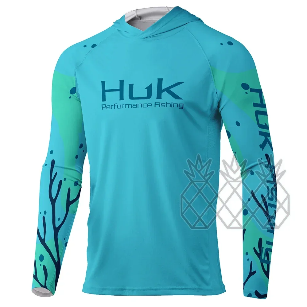 HUK Fishing Clothing Men Perfo - Summer De Clothing ulasan dan harga