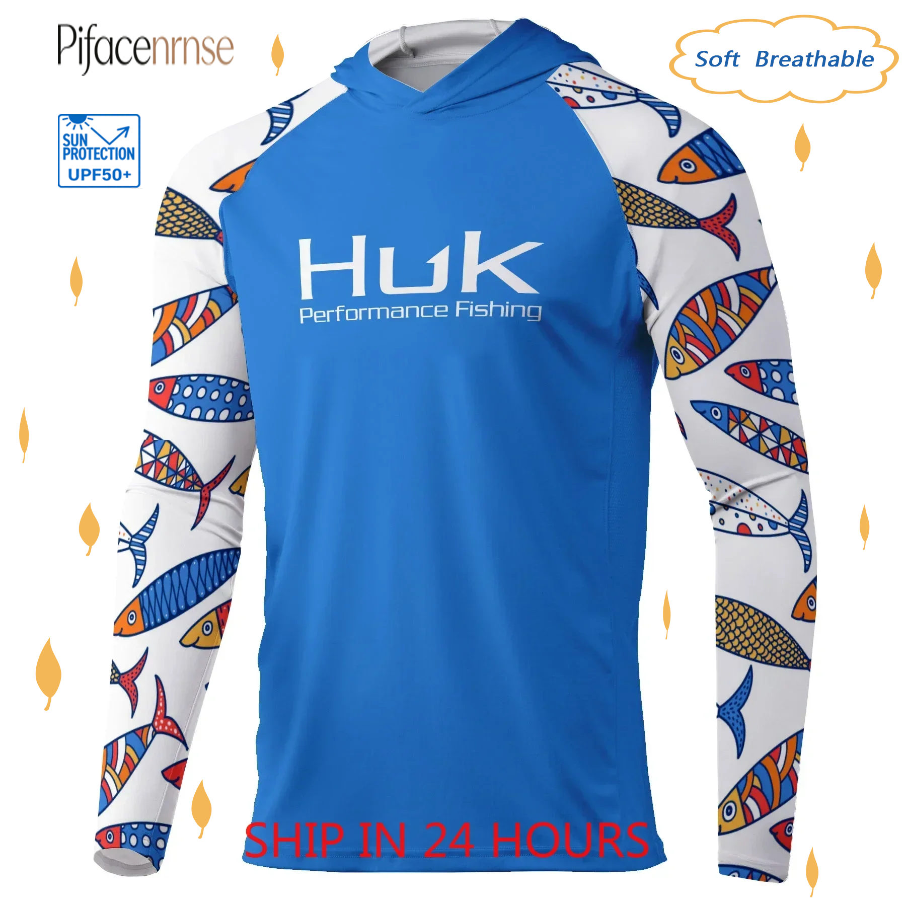 HUK Fishing Hoodie Shirts Men  - Summer De Clothing ulasan dan harga