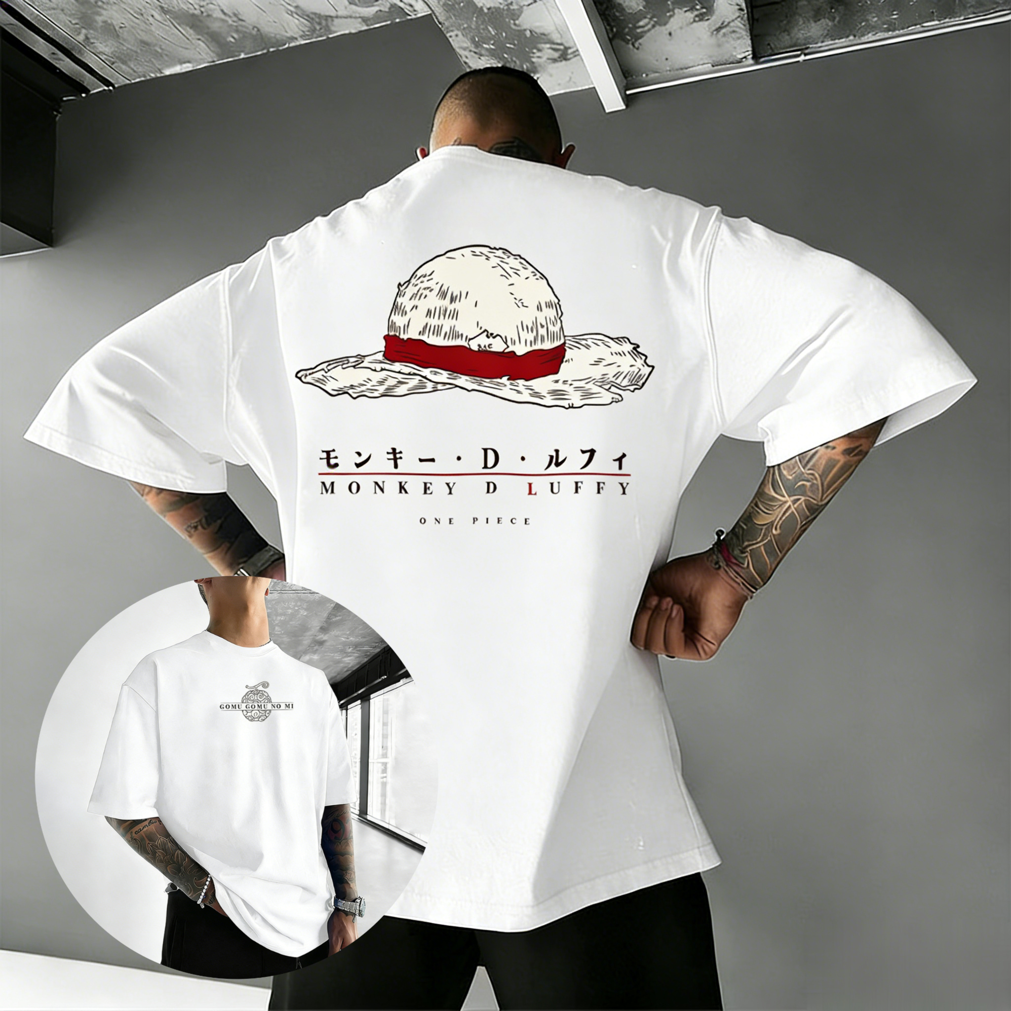 One Piece Anime Luffy T Shirt  - Summer Clothing In Japan ulasan dan harga