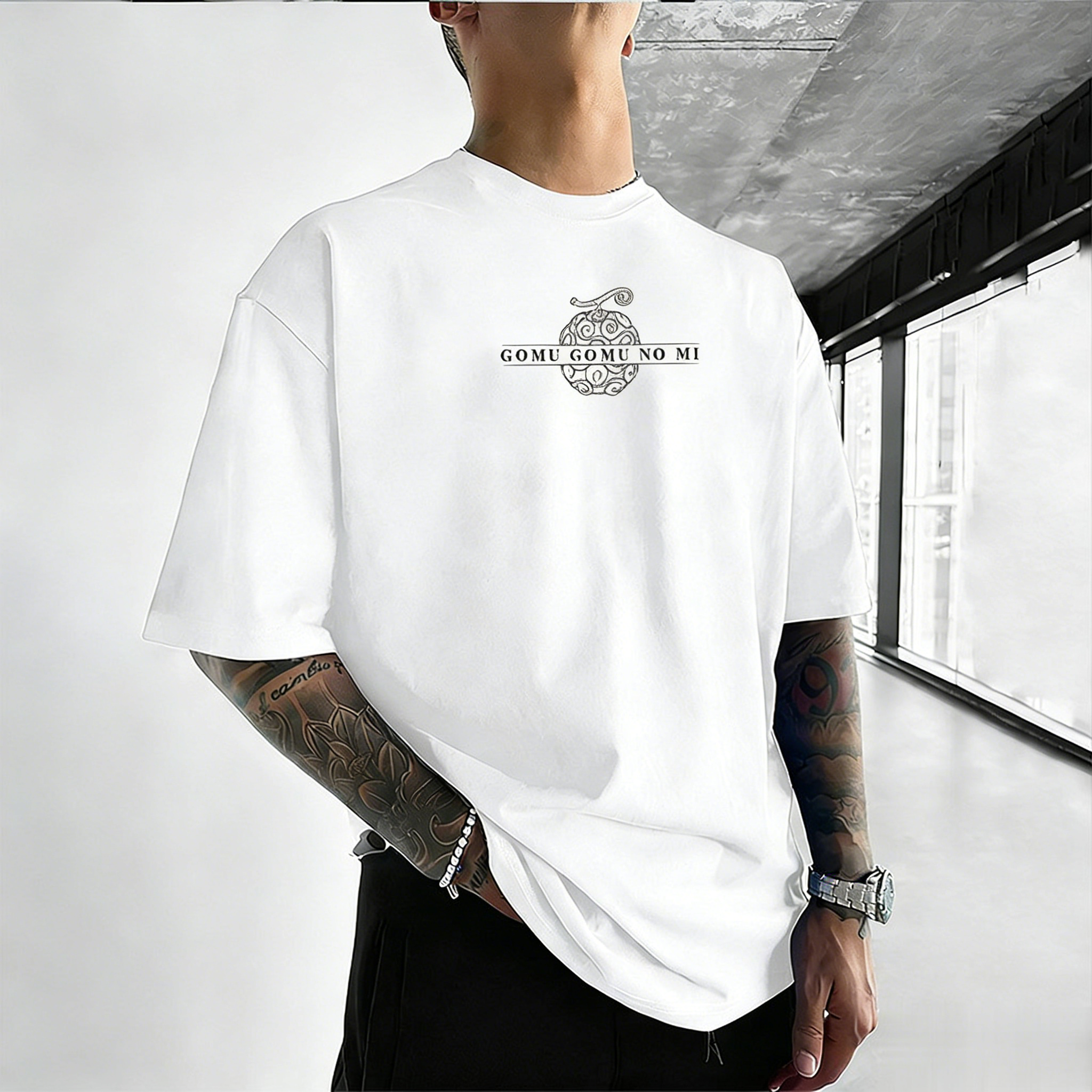 One Piece Anime Luffy T Shirt  - Summer Clothing In Japan ulasan dan harga
