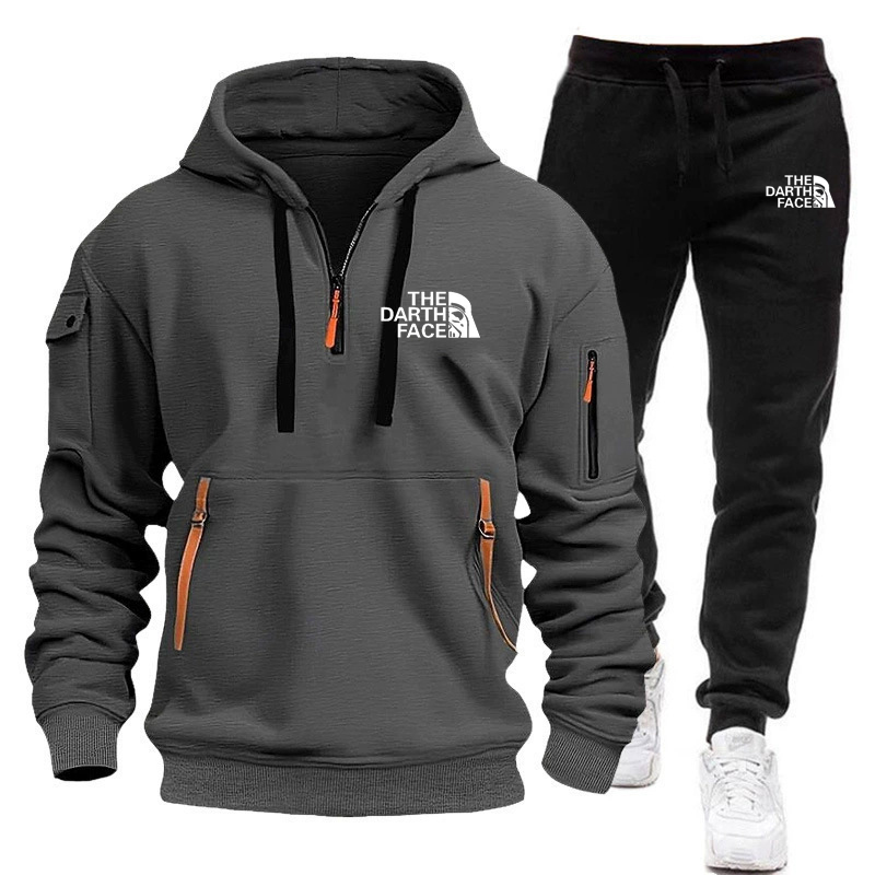 Men's hooded sports shirt set  - Summer Clothing Trends ulasan dan harga