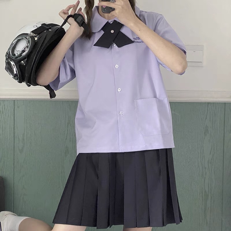JK uniform COS clothing studen - Summer Clothing Girls ulasan dan harga