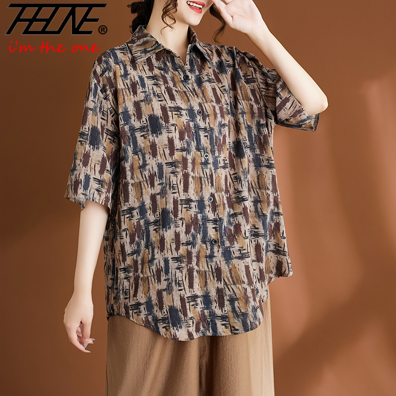 THHONE Fashion Summer Woman Bl - Indian Summer Vintage Clothing ulasan dan harga
