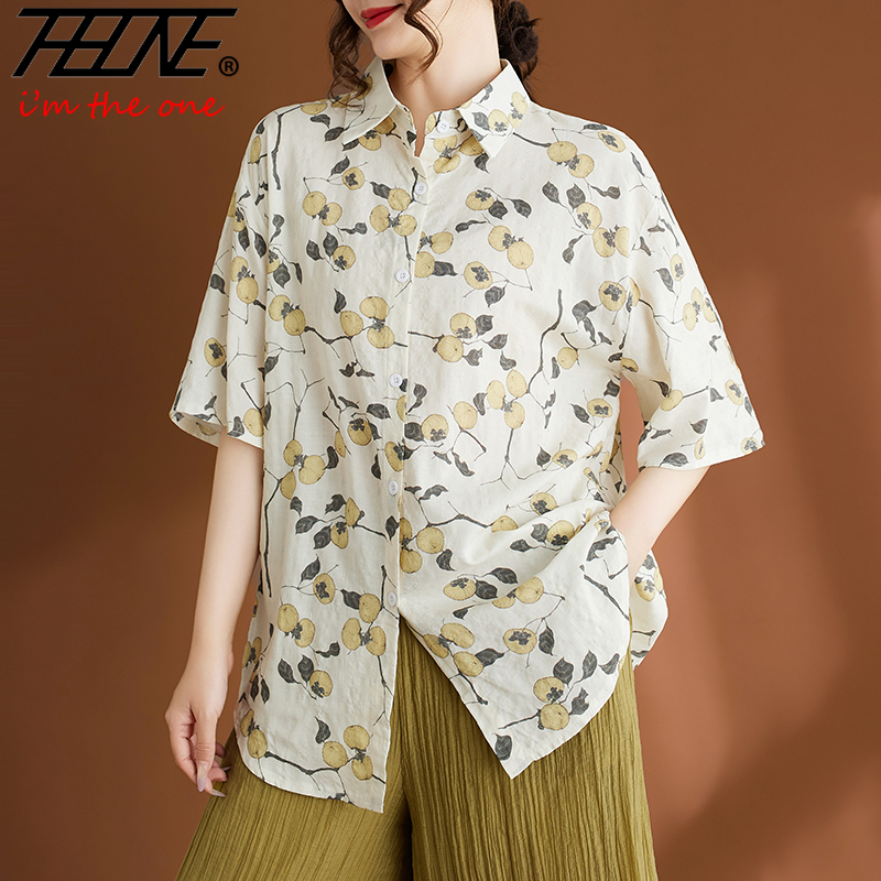 THHONE Fashion Summer Woman Bl - Indian Summer Vintage Clothing ulasan dan harga