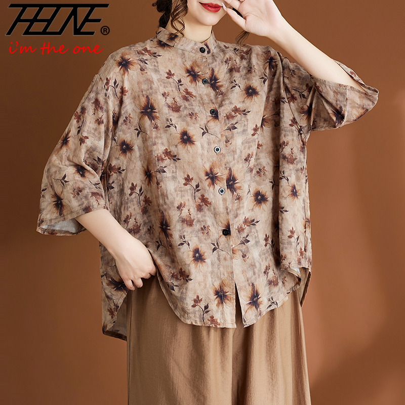 THHONE Fashion Summer Woman Bl - Indian Summer Vintage Clothing ulasan dan harga