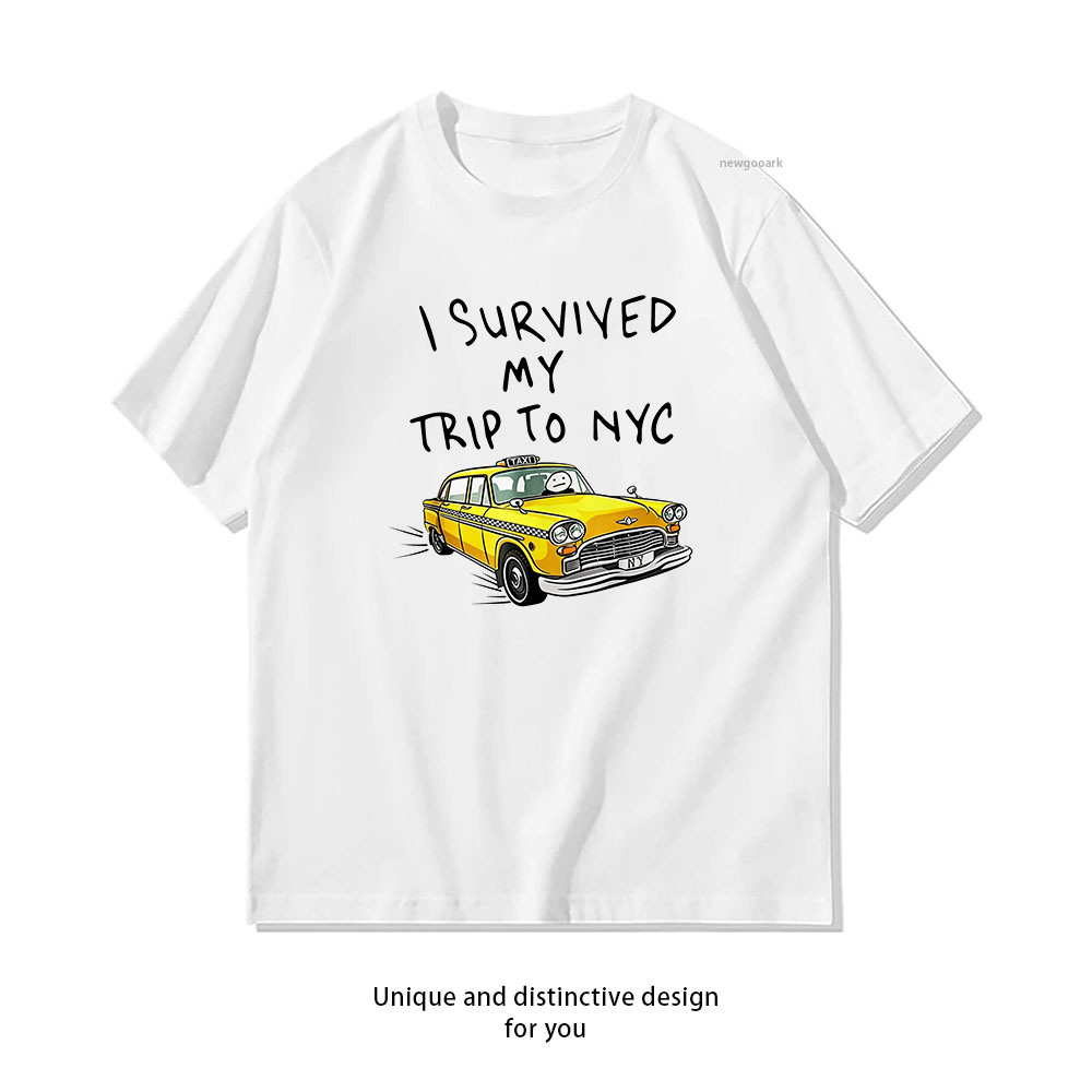 I Survived My Trip To NYC T Sh - Yellow Summer Clothing ulasan dan harga