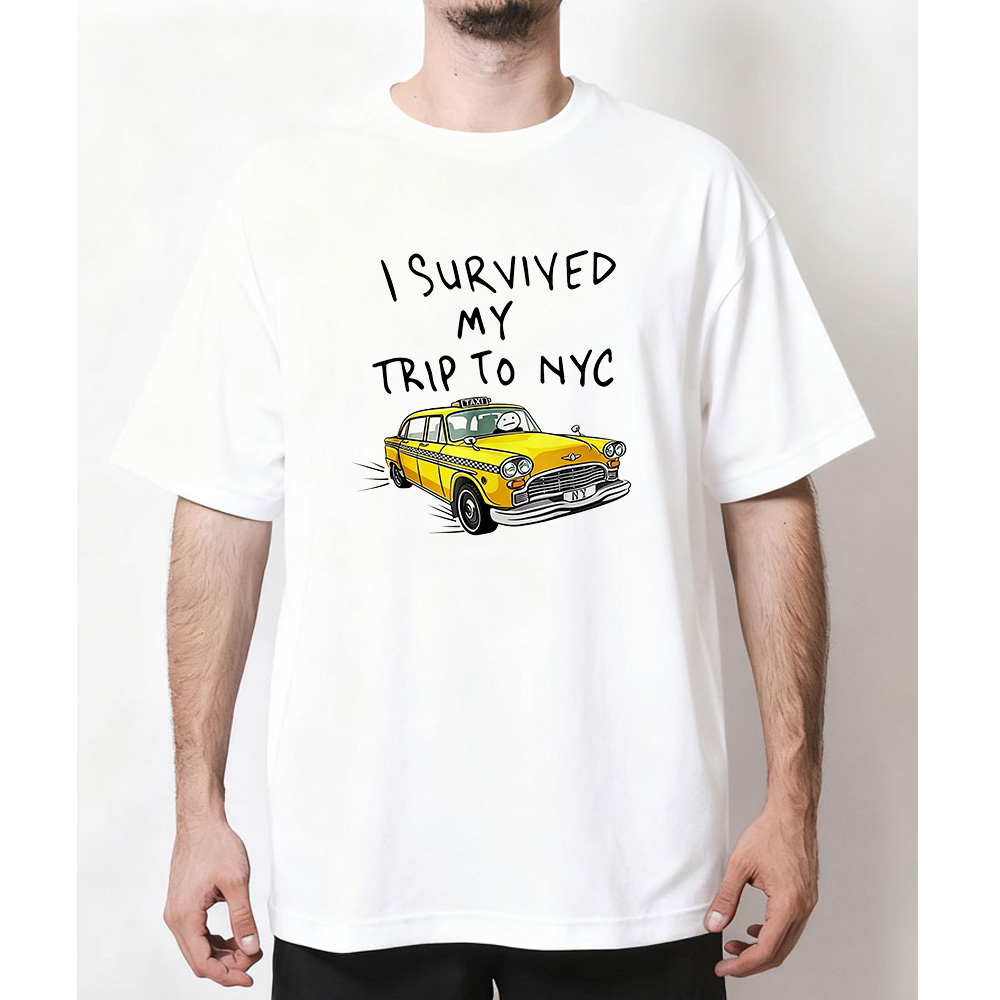 I Survived My Trip To NYC T Sh - Yellow Summer Clothing ulasan dan harga