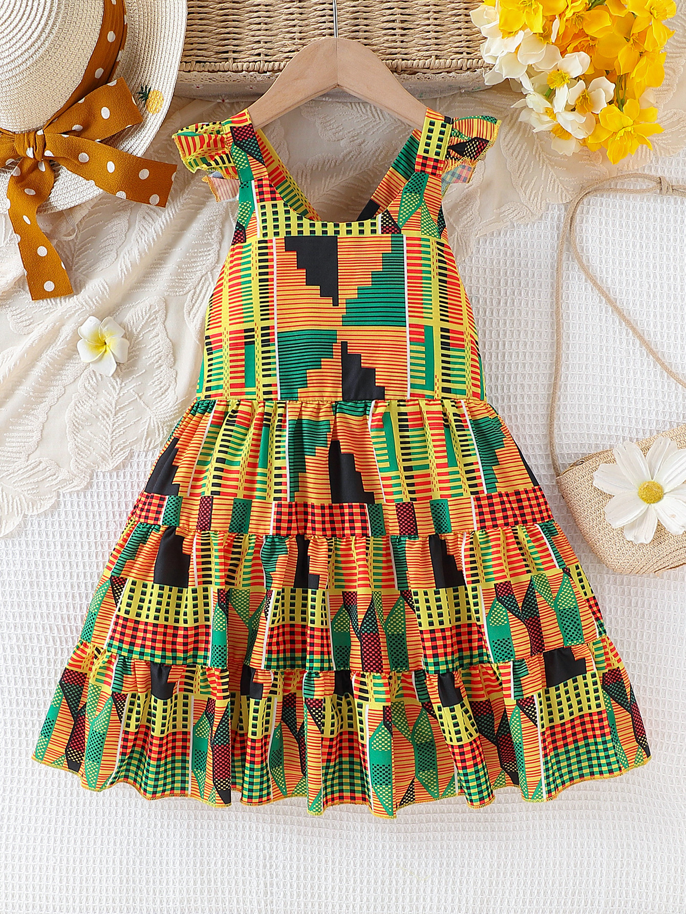 Girls summer African bohemian  - Summer Clothing Girls ulasan dan harga