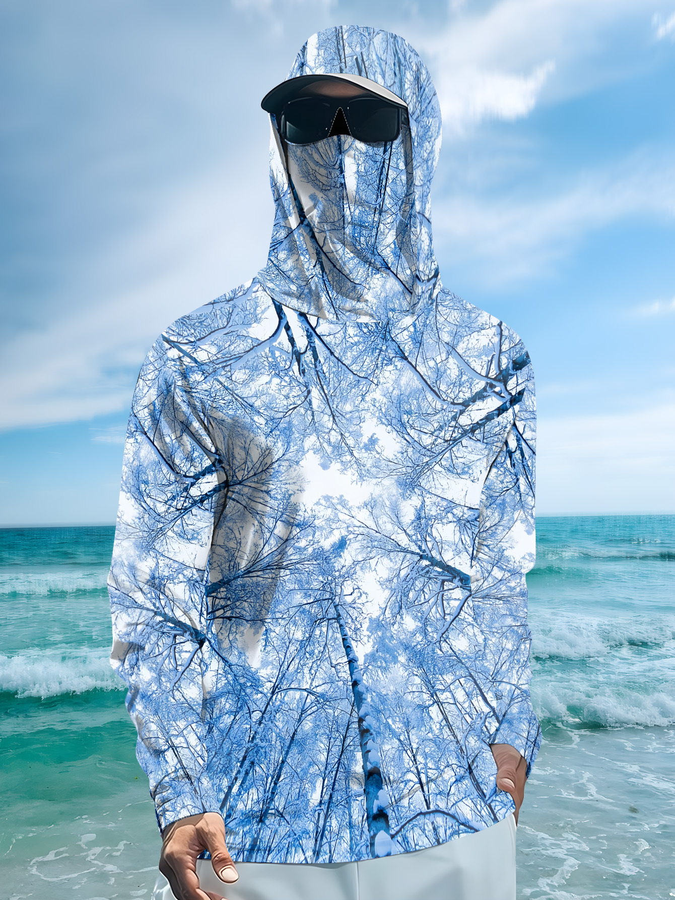 Fishing hooded sweatshirt men' - Summer Clothing Trends ulasan dan harga
