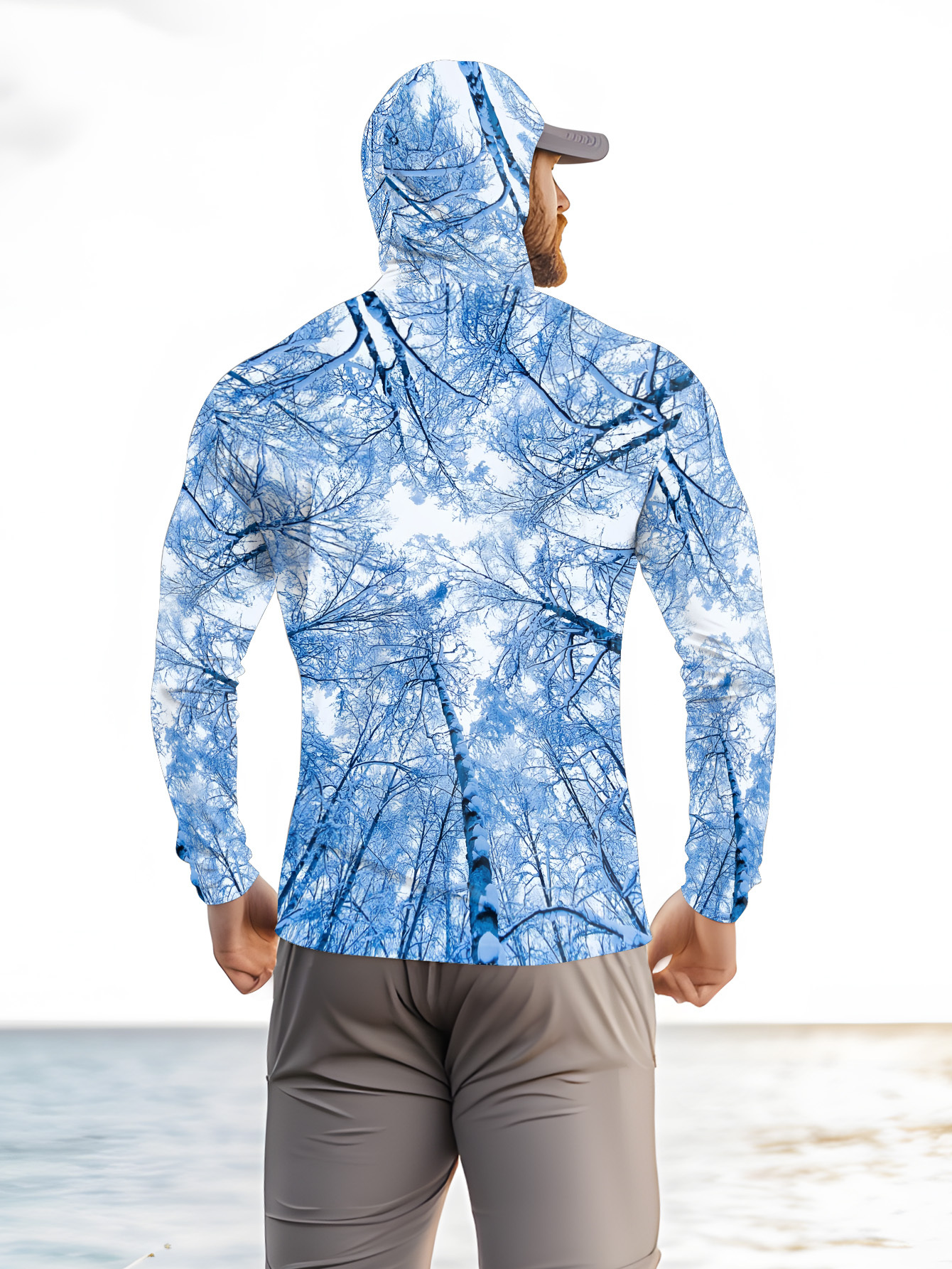 Fishing hooded sweatshirt men' - Summer Clothing Trends ulasan dan harga