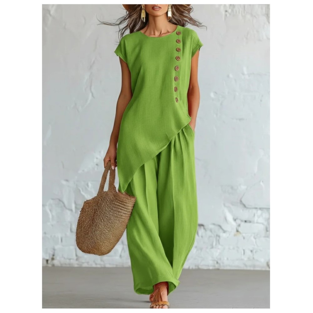 Summer Casual O Neck Button Do - Zara Summer Clothing For Women ulasan dan harga