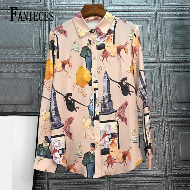 Graffiti Print Women Shirts Su - Summer De Clothing ulasan dan harga