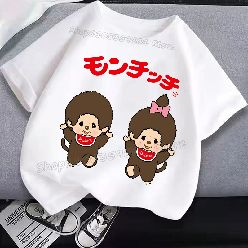 MONCHHICHI Short Sleeve T Shir - Summer Clothing Girls ulasan dan harga