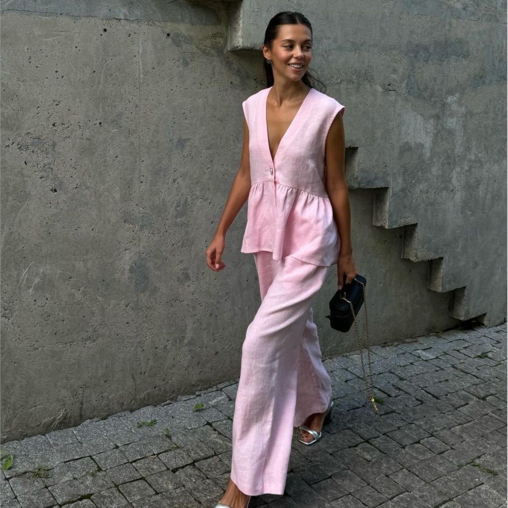 Casual Sleeveless Vest V Neck  - Zara Summer Clothing For Women ulasan dan harga